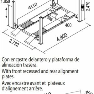 Četvorostubna dizalica Cascos C432