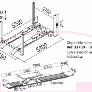 Četvorostubna dizalica Cascos C455H